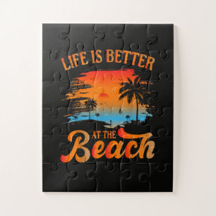 Puzzle La vie est meilleure à la plage