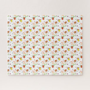 Puzzle La vie est meilleure avec l'aquarelle de poulet