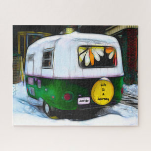Puzzle La Vie Hippie Du Camper Retro Est Un Voyage À Fai