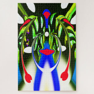 Puzzle La vie plante Alien de l'art
