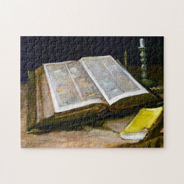 Puzzle La vie toujours avec la bible par Vincent van Gogh (Horizontal)