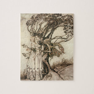 Puzzle La vieille femme dans le bois par Arthur Rackham