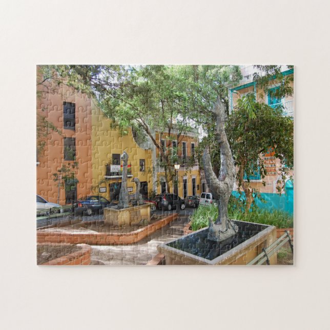 Puzzle La vieille ville de Porto Rico. (Horizontal)