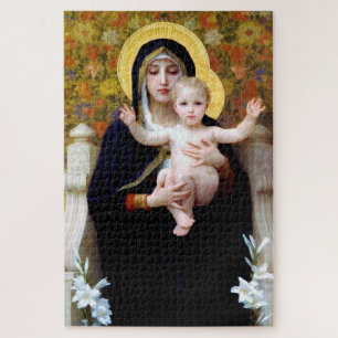 Puzzle La Vierge de la Lily, Bouguereau