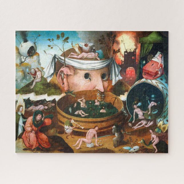Puzzle La vision de Tondal | Hieronymus Bosch | (Horizontal)