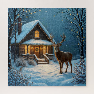 Puzzle La visite de Noël enneigée de Big Buck