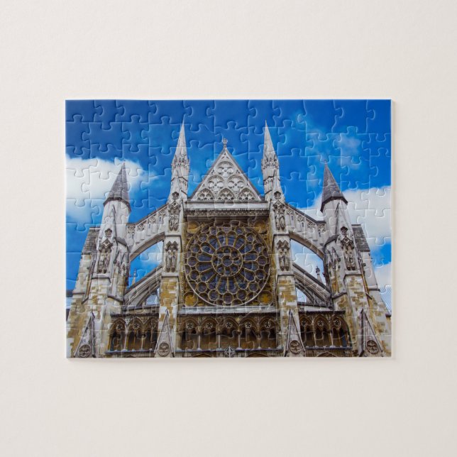 Puzzle L'Abbaye de Westminster à Londres. (Horizontal)