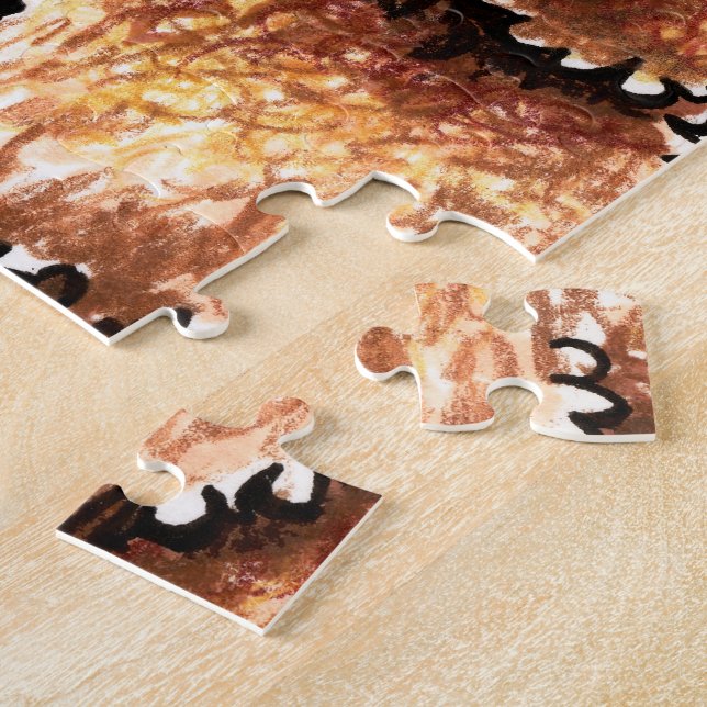 Puzzle Labradoodures au chocolat à la crème (Côté)