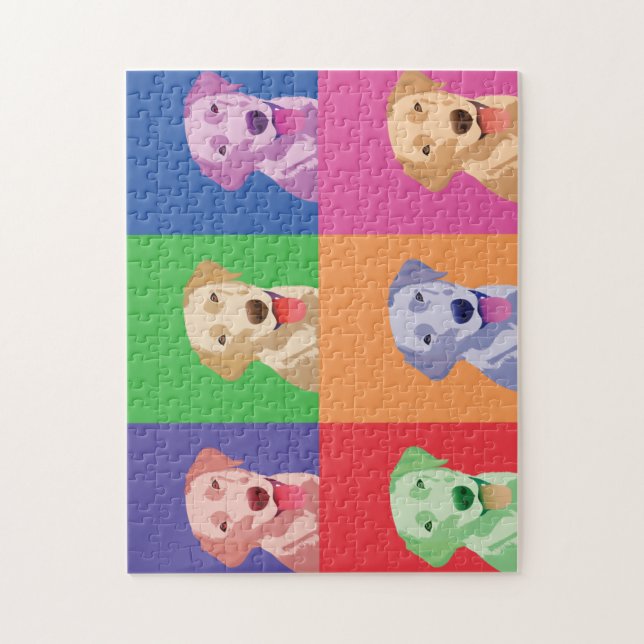 Puzzle Labrador Retriever (Vertical)
