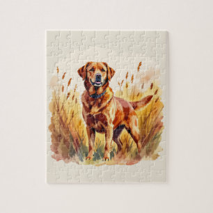 Puzzle Labrador Retriever Chien Rouge Renard