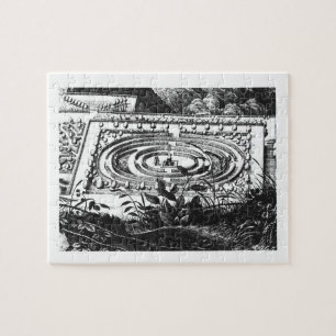 Puzzle Labyrinthe à Heidelberg, Hortus Palatinus (engravi