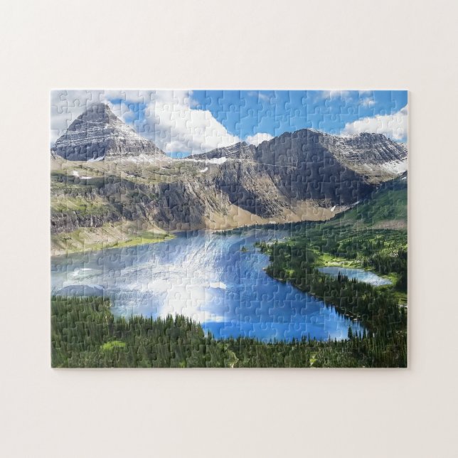 Puzzle Lac caché dans le Parc national des Glaciers (Horizontal)