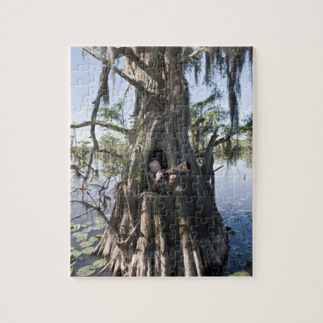Puzzle Lac Caddo, affût de chasse (Vertical)