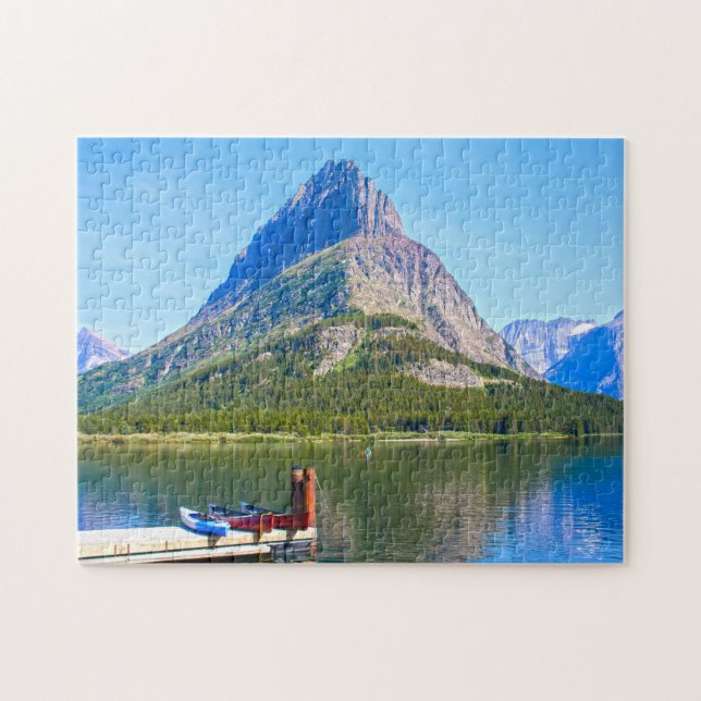 Puzzle Lac du Montana à courant rapide. (Horizontal)