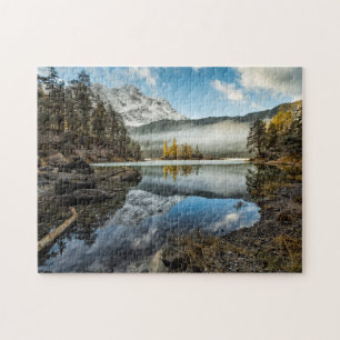Puzzle Lac Eibsee mood   de matin