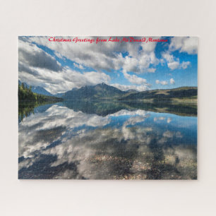 Puzzle Lac Glacier Park McDonald .Joyeux Noël