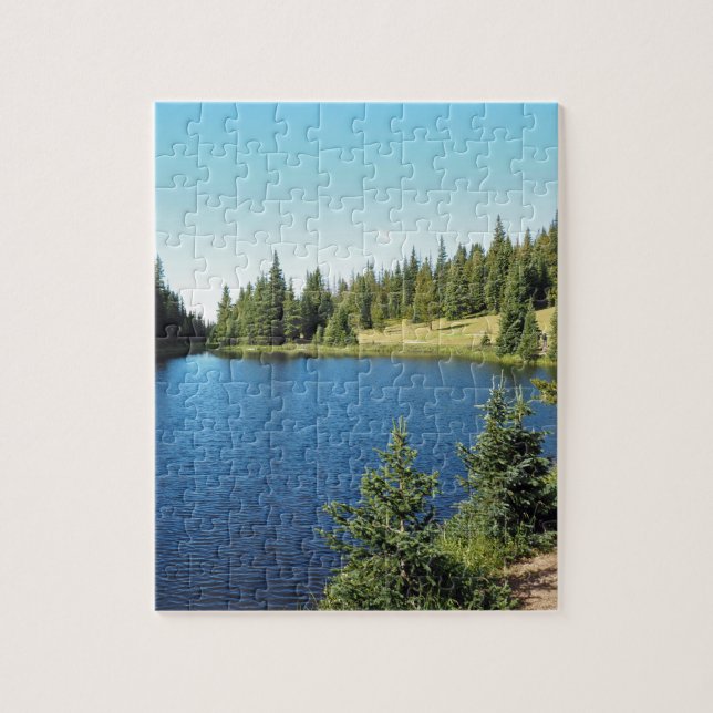 Puzzle lac irène dans le Parc national des Rocheuses (Vertical)