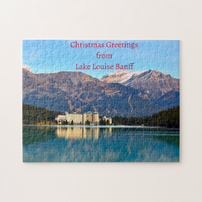Puzzle Lac Louise Banff. (Horizontal)