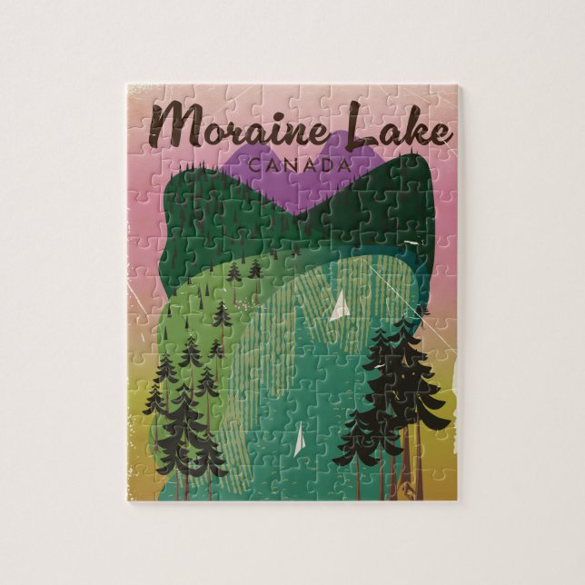 Puzzle Lac Moraine Canada (Vertical)