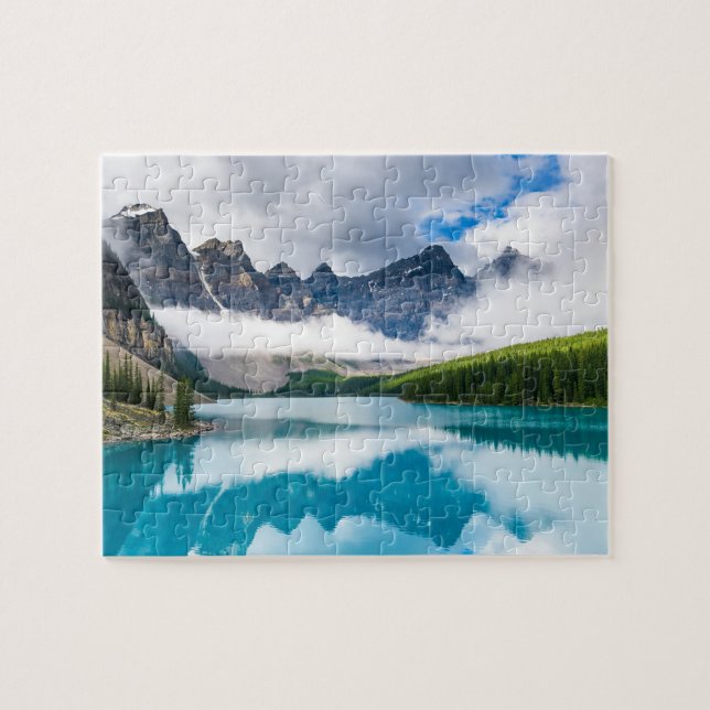 Puzzle Lac Moraine Parc national Banff Canada Voyage (Horizontal)