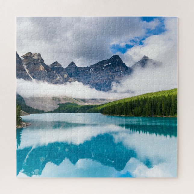 Puzzle Lac Moraine Parc national Banff Canada Voyage (Horizontal)