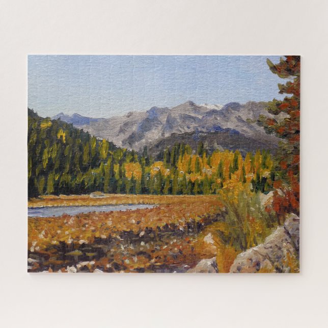 Puzzle Lac pittoresque Mountain dans Estes Park Jigsaw Pu (Horizontal)