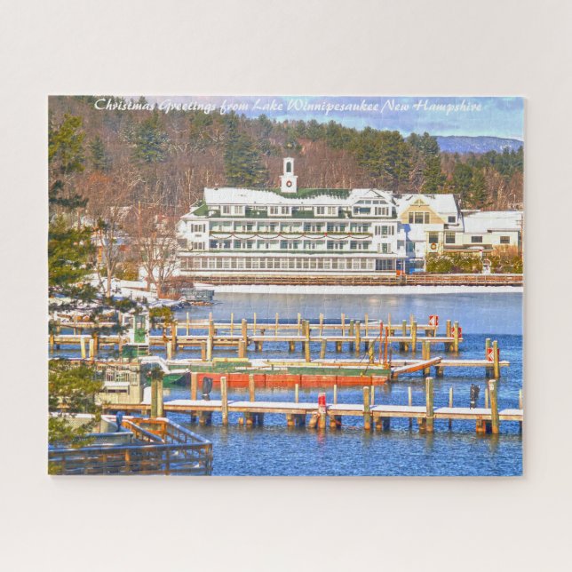 Puzzle Lac Winnipesaukee New Hampshire. (Horizontal)