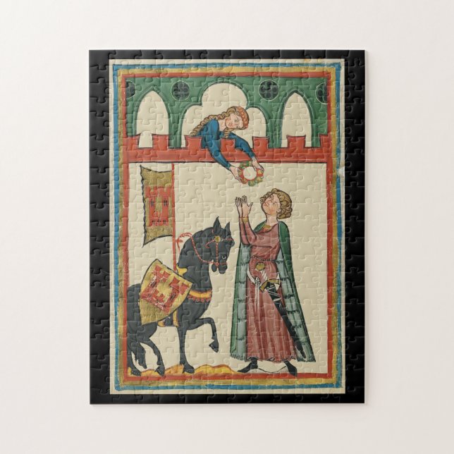 Puzzle Lady Award du chevalier A Garland, 14e siècle (Vertical)