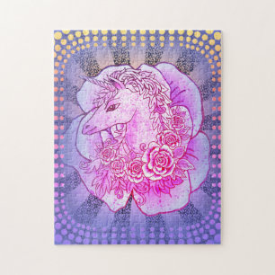Puzzle Lady Unicorn