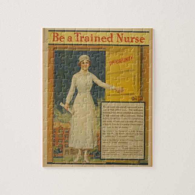 Puzzle L'affiche de 1917 WWI soit une infirmière (Vertical)