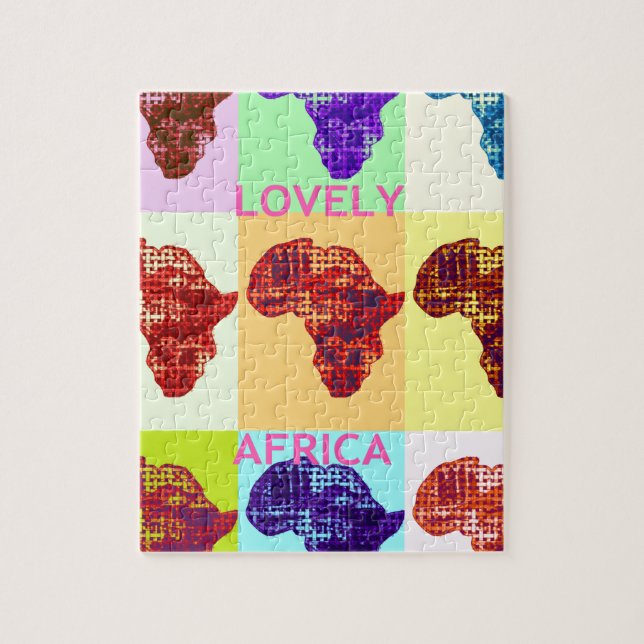 PUZZLE L'AFRIQUE AMOUREUSE (Vertical)