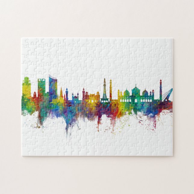 Puzzle Lahore Pakistan Skyline (Horizontal)