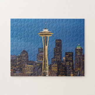 Puzzle L'aiguille de l'espace et Seattle du centre