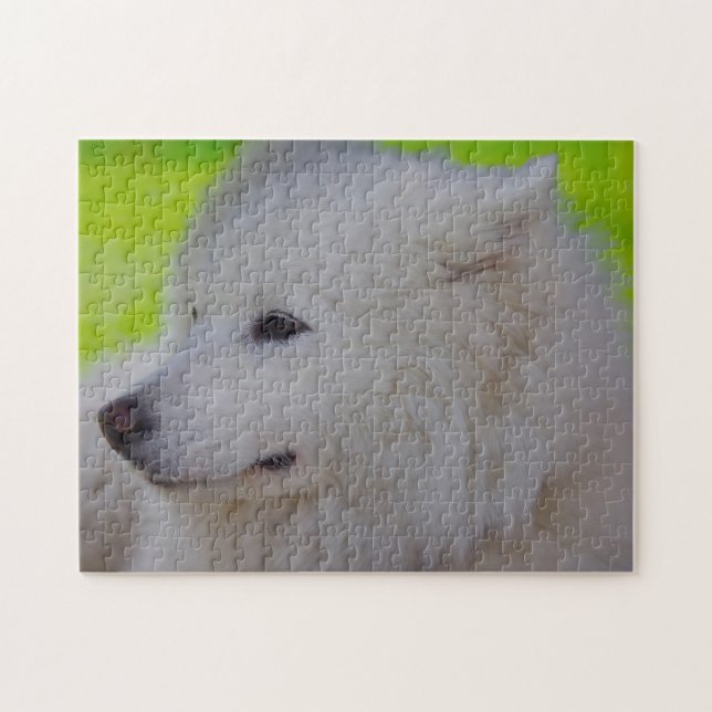 Puzzle Laika Dog Jigsaws. (Horizontal)