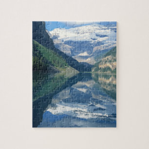 Puzzle Lake Louise, parc national Banff, Alberta,
