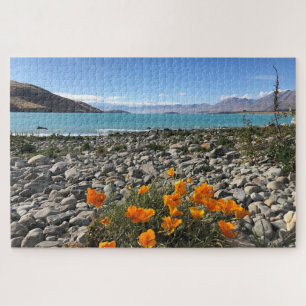 Puzzle lake tekapo flowers