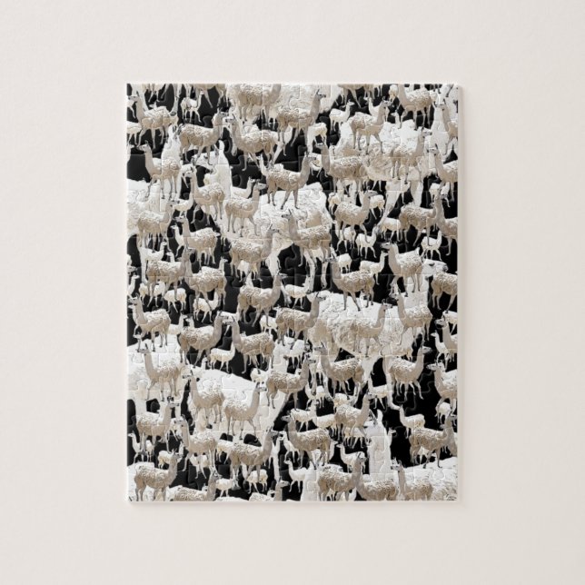 Puzzle Lama de lama et plus de lamas (Vertical)