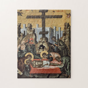 Puzzle Lamentation du Christ Orthodoxe Icône chrétienne