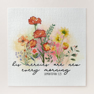 Puzzle Lamentations 3:23 His Mercies New Every Morning