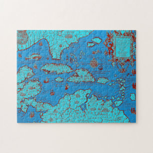 Puzzle L'Amérique Centrale ("Amérique Occidentalis ")