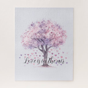 Puzzle L'amour est dans l'air Purple Hearts Tree