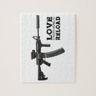 Puzzle L'amour ne doit jamais recharger AR-15