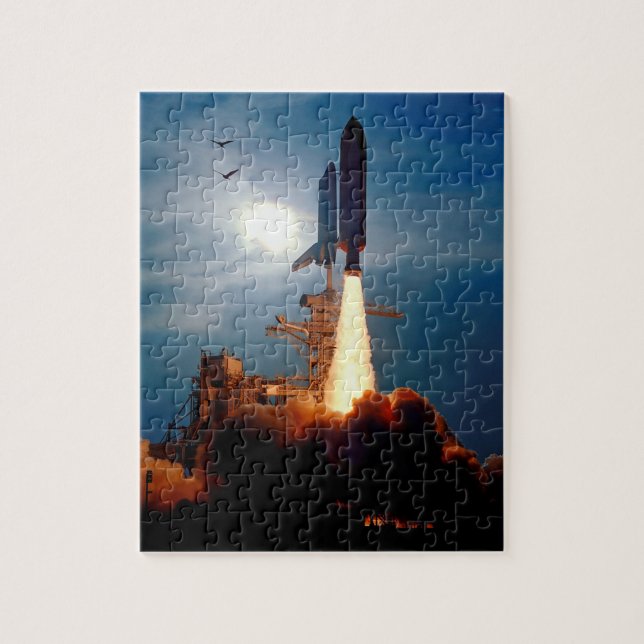Puzzle Lancement de la navette spatiale Discovery par la  (Vertical)