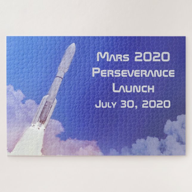 Puzzle Lancement de la persévérance Mars 2020 (Horizontal)