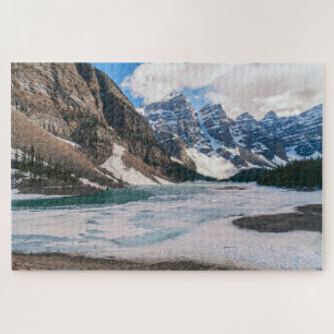 Puzzle Landscape of Moraine Lake, Alberta, Canada