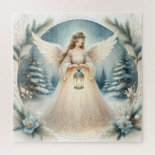 Puzzle L'ange céleste d'hiver Lanterne de l'Espoir