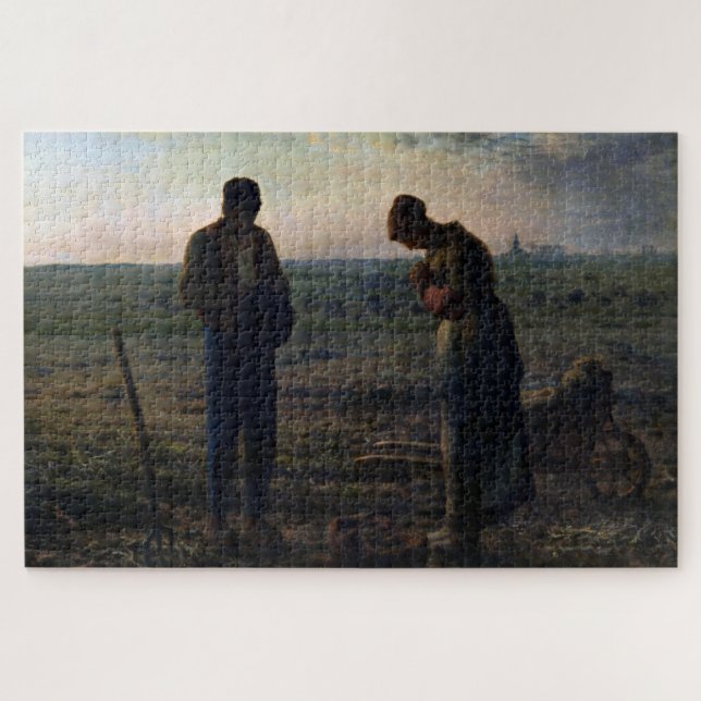 Puzzle L'Angelus, Jean-François Millet (Horizontal)