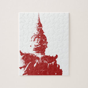 Puzzle Lao Giant Guardian .. Parc du Bouddha, Vientiane, 