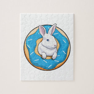 Puzzle Lapin avec Donut