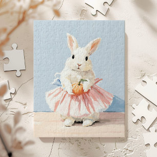 Puzzle Lapin Ballerine Fantaisiste Automne 